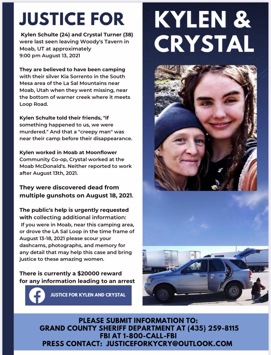 xxjanedoexx2209's tweet image. We need those #casebreakers who just identified the #zodiac killer to jump on this #kylenschulte #crystalturner case before it gets any colder. Could it be tied to #brianlaundrie and #gabbypetito? Was it #johncolt ? I bet they’d figure it out!