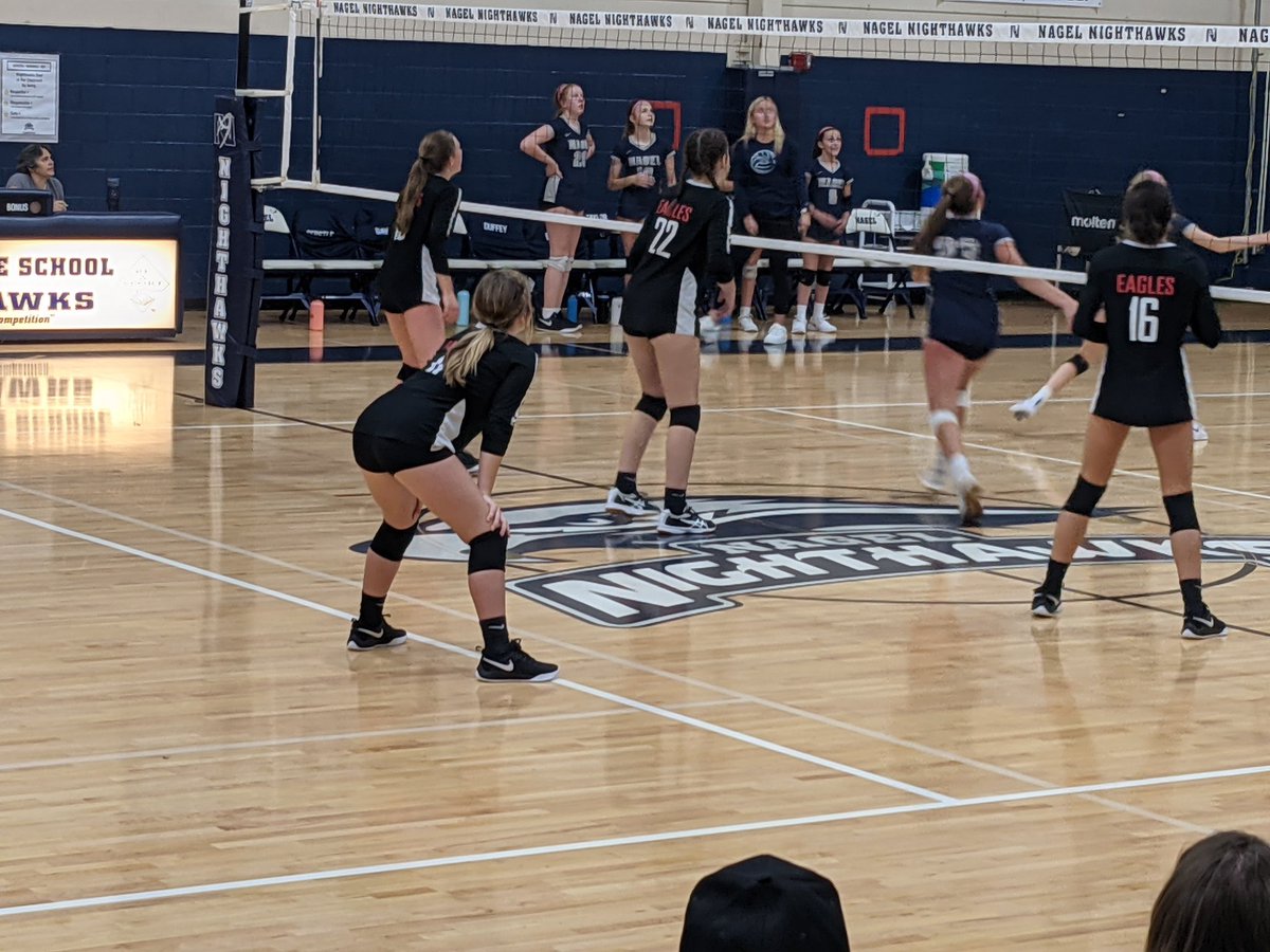 I finally made it to an 8th grade volleyball game!