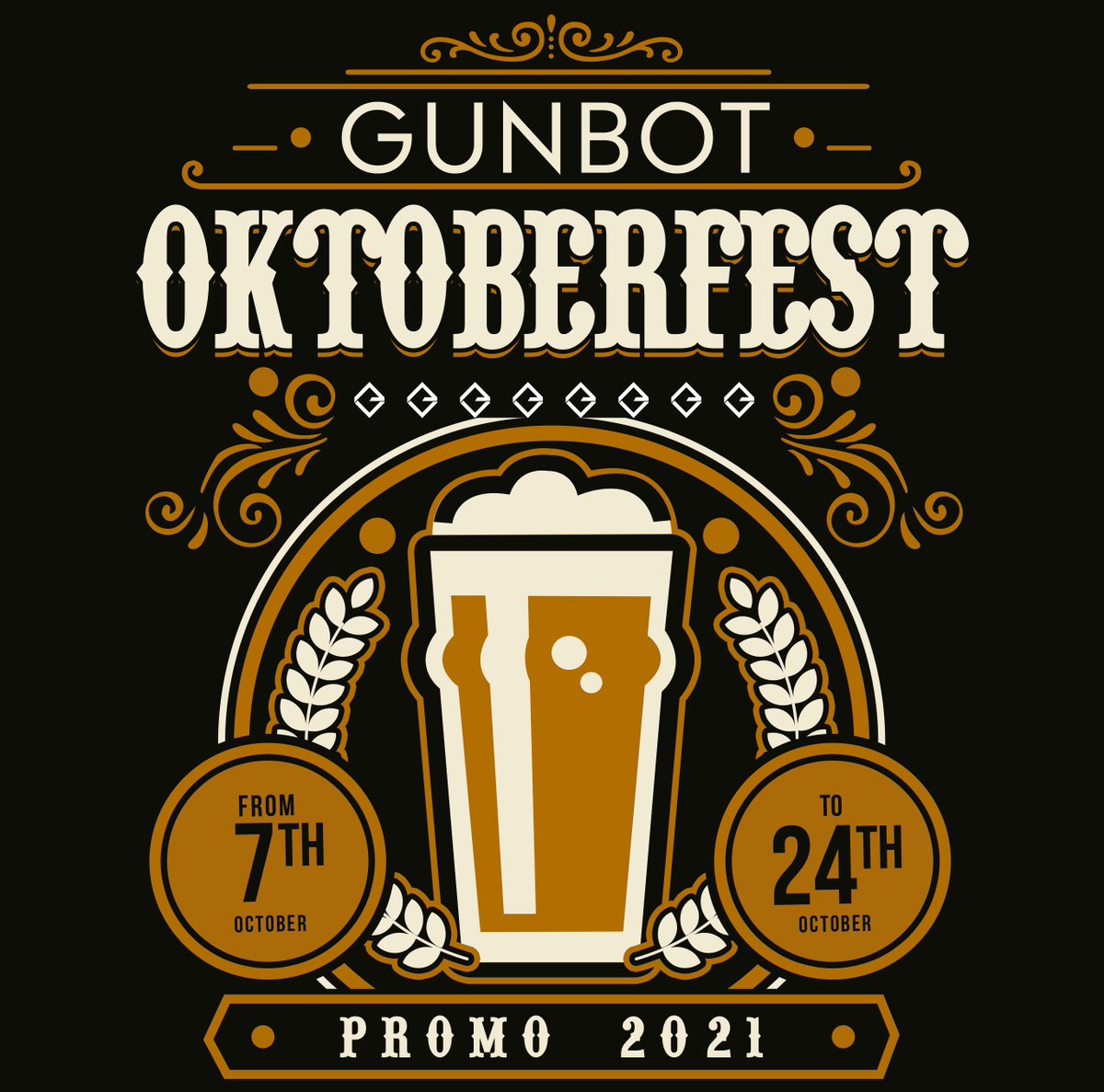 Gunthy_Official's tweet image. Gunbot Oktoberfest Promo 2021
#GunbotOktoberfest. There's a new promo starting on 7th up to 24th October. Let's celebrate Oktoberfest #Gunbot style!.

viraltrading.org/gunbot-oktober…