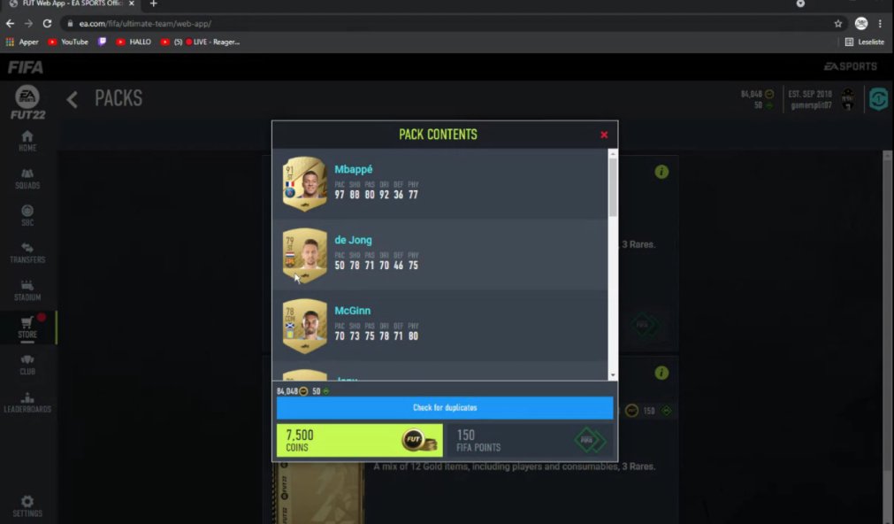 split03675912's tweet image. just packed mbappe tradeable