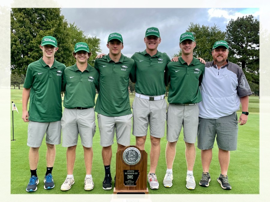 West Side's boys golf team finished runner-up today and sent two players to the overall state golf championship. Max Gipson, who finished 3rd individually, and Travis Gentry, an all-state performer in five sports, were the overall championship qualifiers--earning All-State honors