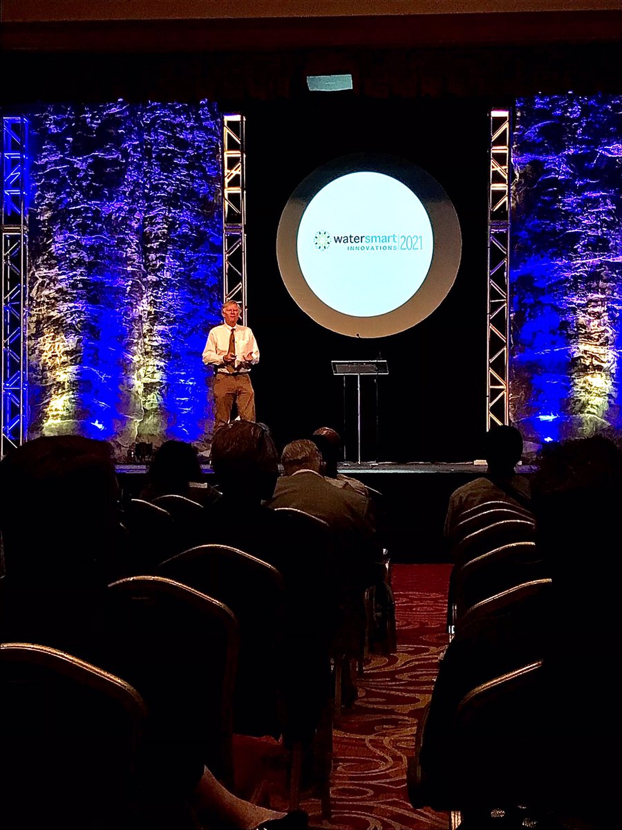 bossdefrost's tweet photo. Thank you @GreatLakesPeck for the opening keynote @WSIConfExpo . You left us inspired to go do our good work, to collaborate and reminded us we are not alone in achieving #waterconservation common goals for the common good. 🙏🏻💧🌎♻️ https://t.co/EpbwOJJY3d