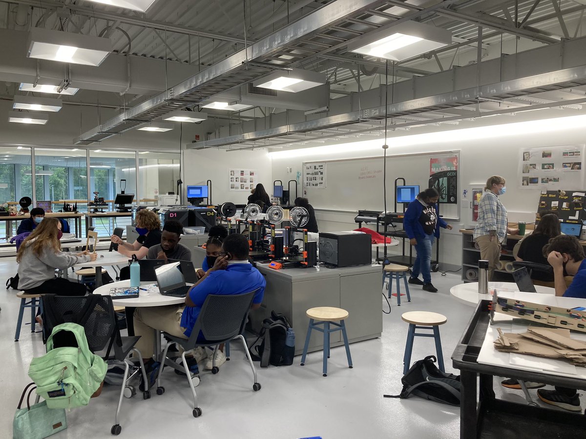 Tony Donen (@tonydonen) on Twitter photo At end of quarter we have week devised for extended remediation. Students can work to improve any learning target grade. For those already proficient and advanced across all learning targets, these <a href="/STEMcha/">STEM HS Chattanooga</a> students are microcredentialing in different digital fabrication @ GCDI At end of quarter we have week devised for extended remediation. Students can work to improve any learning target grade. For those already proficient and advanced across all learning targets, these <a href="/STEMcha/">STEM HS Chattanooga</a> students are microcredentialing in different digital fabrication @ GCDI
