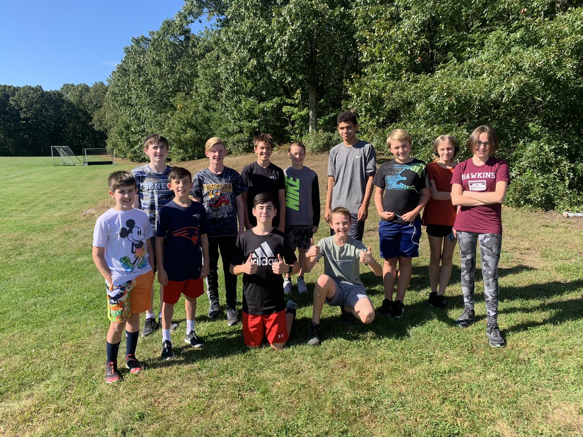 ms_pelland's tweet photo. MS boys XC is undefeated!! They beat Sutton yesterday, Ryan James placed second for high school boys #gochargers https://t.co/KwnFgUeUbu