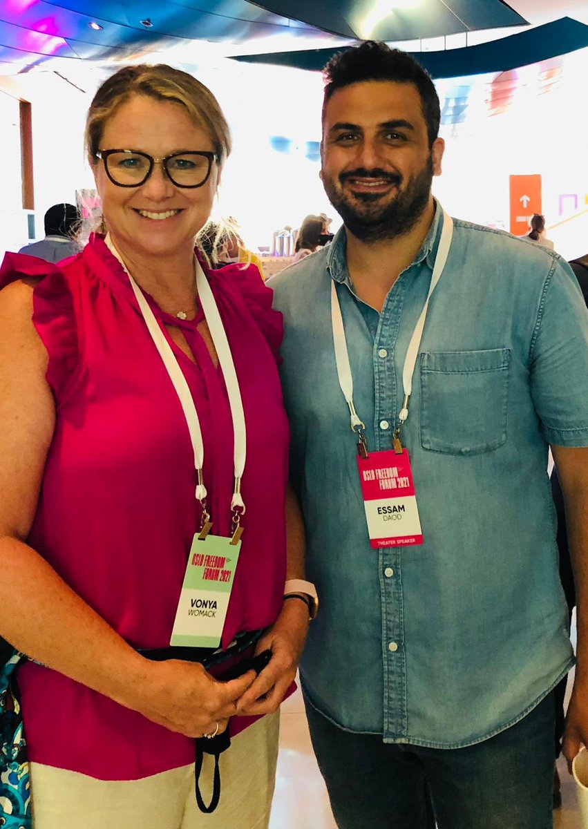 RefugeesUnknown's tweet image. Vonya Womack meets Dr. Essam Daod the psychiatrist &amp;amp; psychoanalytic psychotherapist who has been working with refugees in Greece. #TruthIgnited #OFF2021 #RUSU @vwdrops #HumanRights