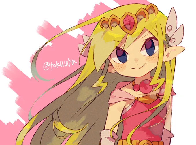 少し前のと、ここ最近描いた気に入ってるゼルダ姫 