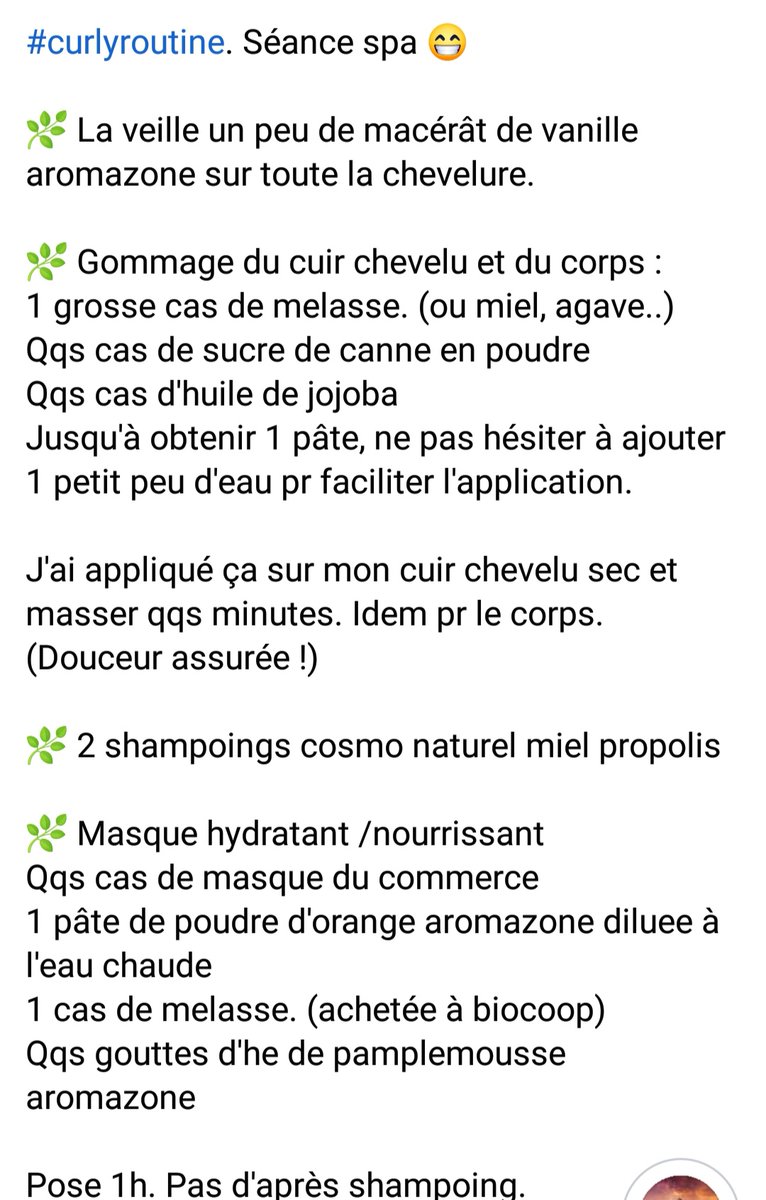 PtiteBouclettes's tweet image. #curlyroutine du jour