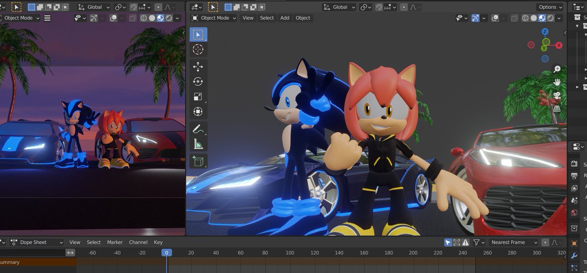 launay_lucas's tweet photo. Wow, I never thought I will do it, but yes indeed, I edited Amy's 3D model to recreate my friend's OC @XenokoYT.
The project here is he will be a driver on a future 3D animation so I had to recreate him. But there are some issues with the current model that I need to fix. https://t.co/S1a2Mim7g8