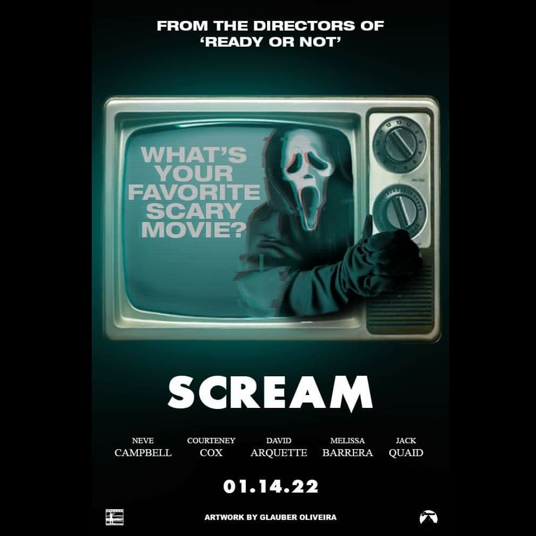 X 上的 Glauber Oliveira：「Scream 5 (2022) poster @ScreamMovies