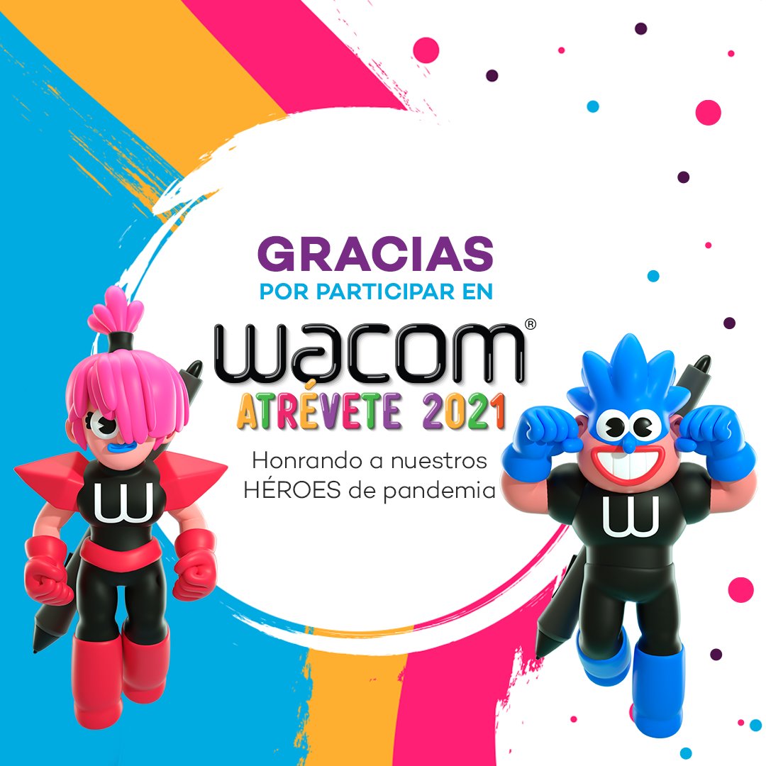 WacomEspanol's tweet photo. 🎉Muchas gracias a todos nuestra comunidad🎉
😃 Estamos felices de la gran respuesta que tuvo #WacomAtrévete2021 
🚨 Anunciaremos a los ganadores el 11 de Octubre por Instagram 
De parte de la familia Wacom, una felicitación a todos los participantes ❤️ 
#Wacom #WacomAtrevete https://t.co/yZ3yTVva6V