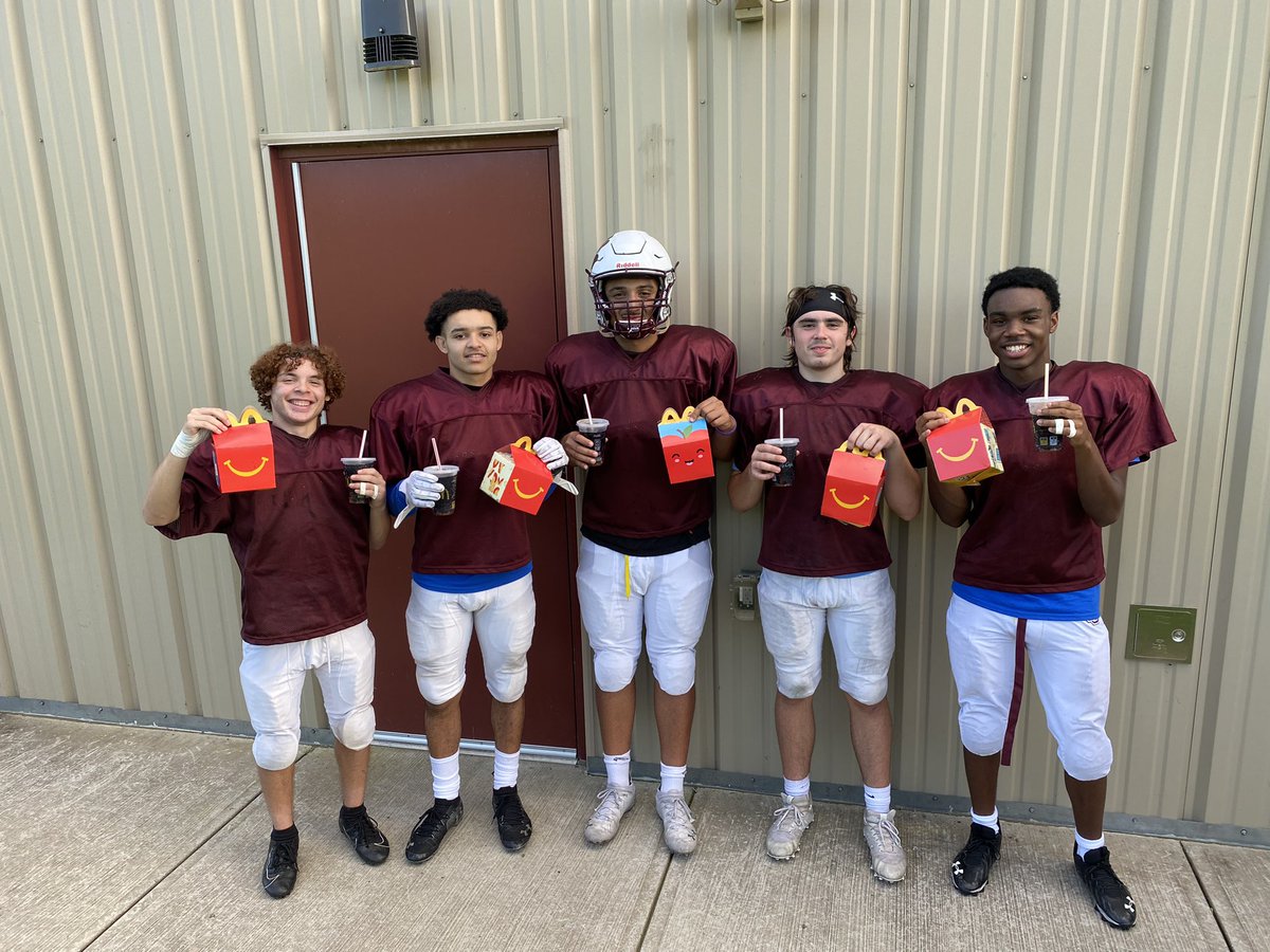 5 interceptions in a big win friday night equals 5 happy meals #jcfootball