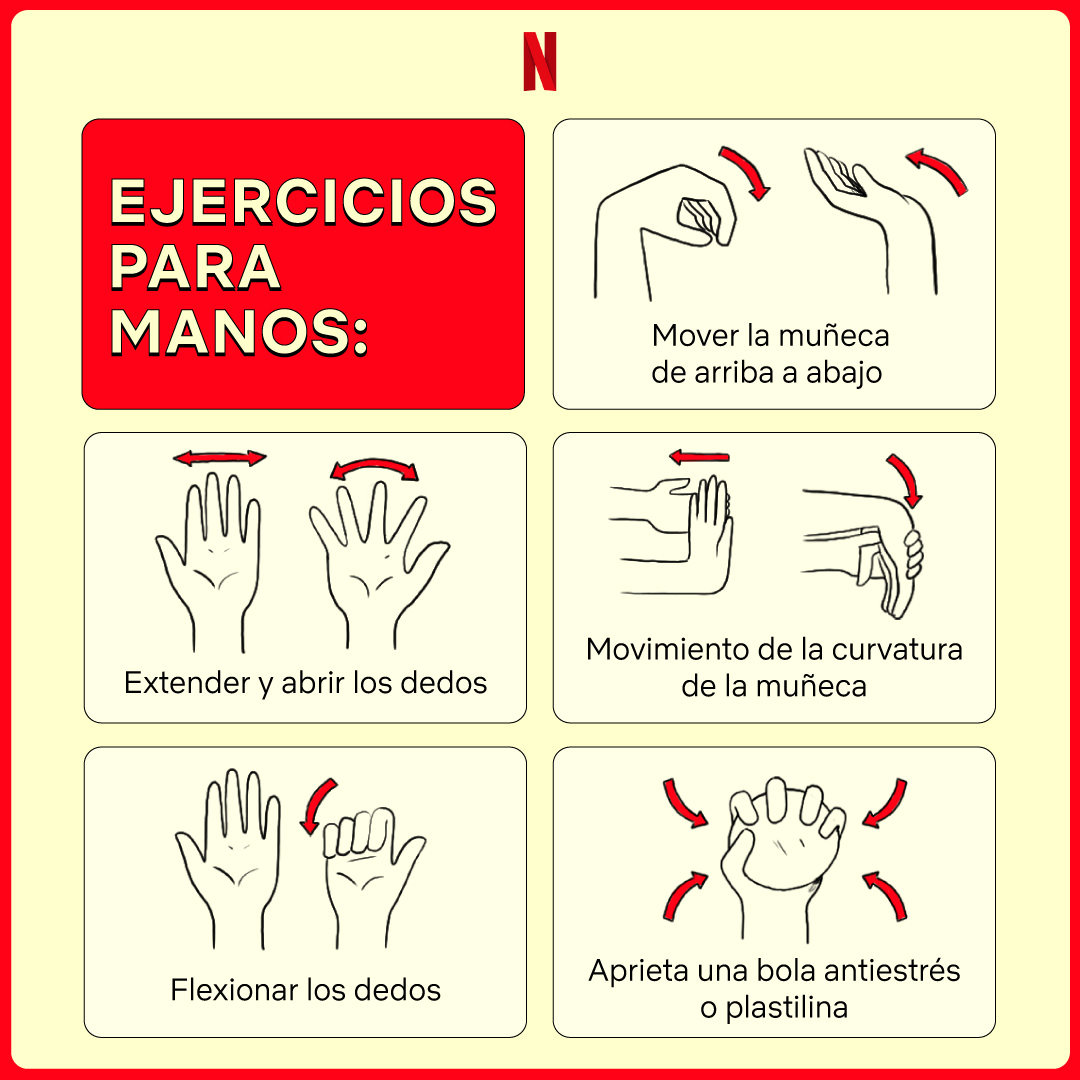 NetflixLAT's tweet photo. Hey, deja de scrollear y estira tus manitas. TQM. 😌 https://t.co/rXut6PnVAa