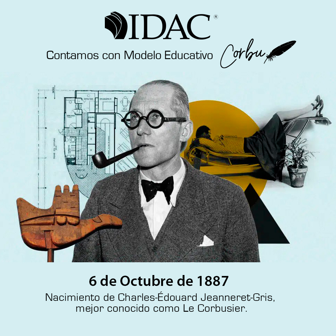 ¿Sabías qué? un día como hoy pero del año 1887 nació Charles-Édouard Jeanneret-Gris, mejor conocido como Le Corbusier. Considerado uno de los más claros exponentes de la arquitectura moderna y uno de los arquitectos más influyentes del siglo XX. #idacdelvalle #lecorbusier