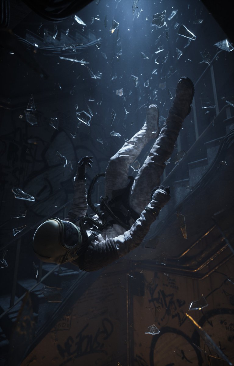 'FALLEN DREAMS' Closeup 1 #art #digitalart #NFT #octane