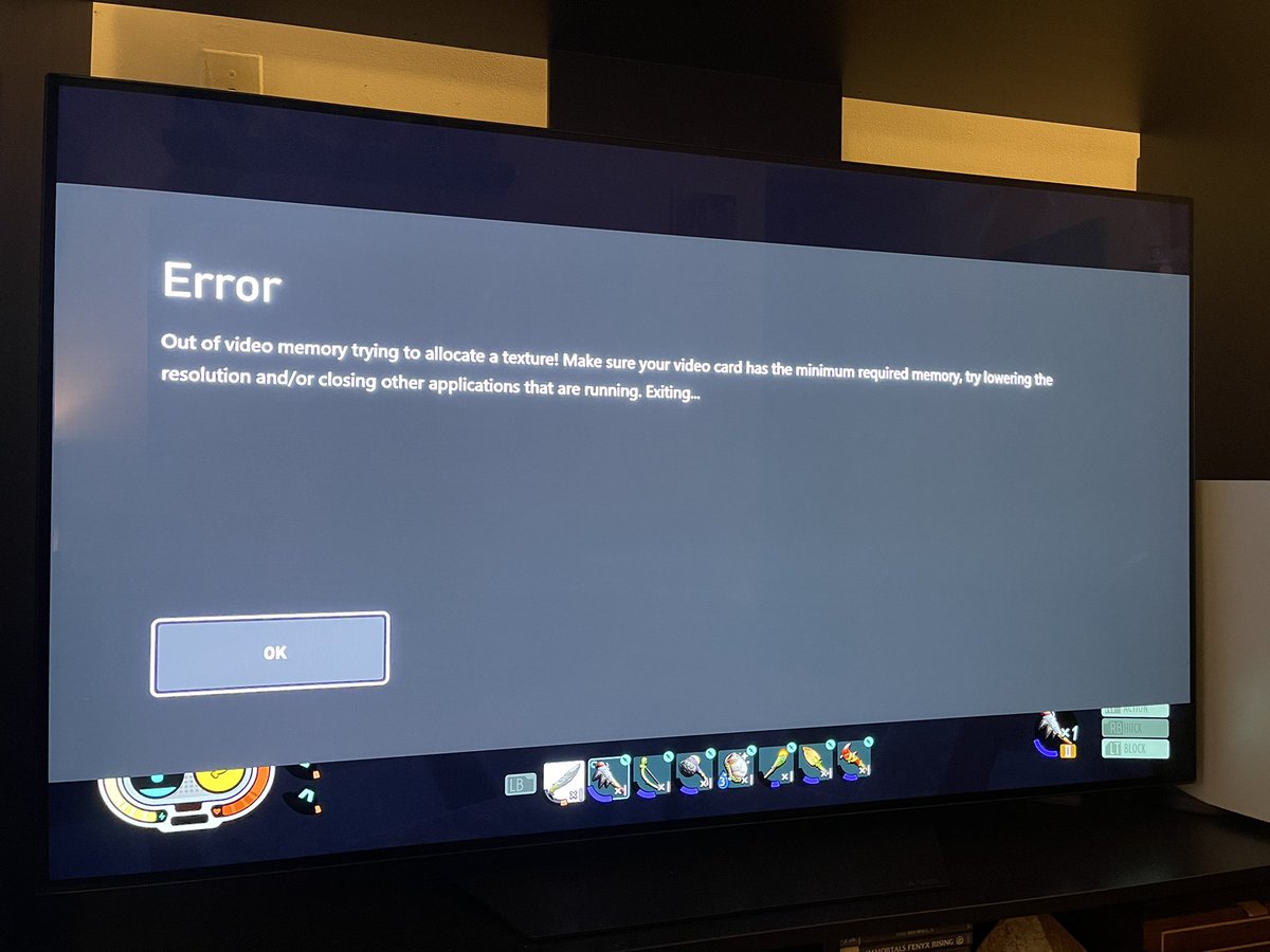 ashbackward's tweet photo. @GroundedTheGame @GroundedTheGame I just updated the the game on my series x, and when I go to load any save it crashes with an error about a video card right as it loads. I am able to start a new game, but I was hoping to keep my old save. Anyone else having this problem? https://t.co/EcktiR9ED8