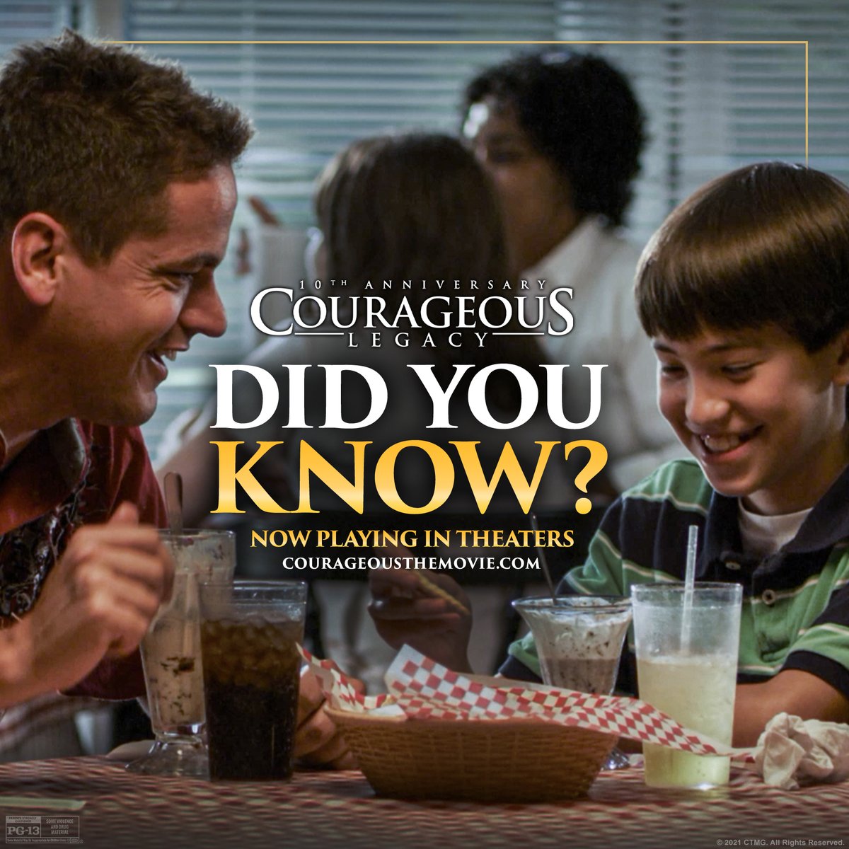 Joshua Kendrick plays Tyler Fuller. While his on-screen dad is played by Kevin Downes, Joshua’s real-life dad is director Alex Kendrick.