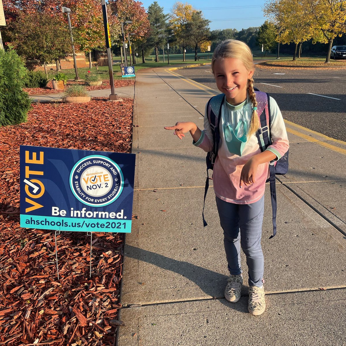 h2peters's tweet photo. Be informed. Vote for your kids. 💗 #AHSchools https://t.co/Y7ruNTp5Pt