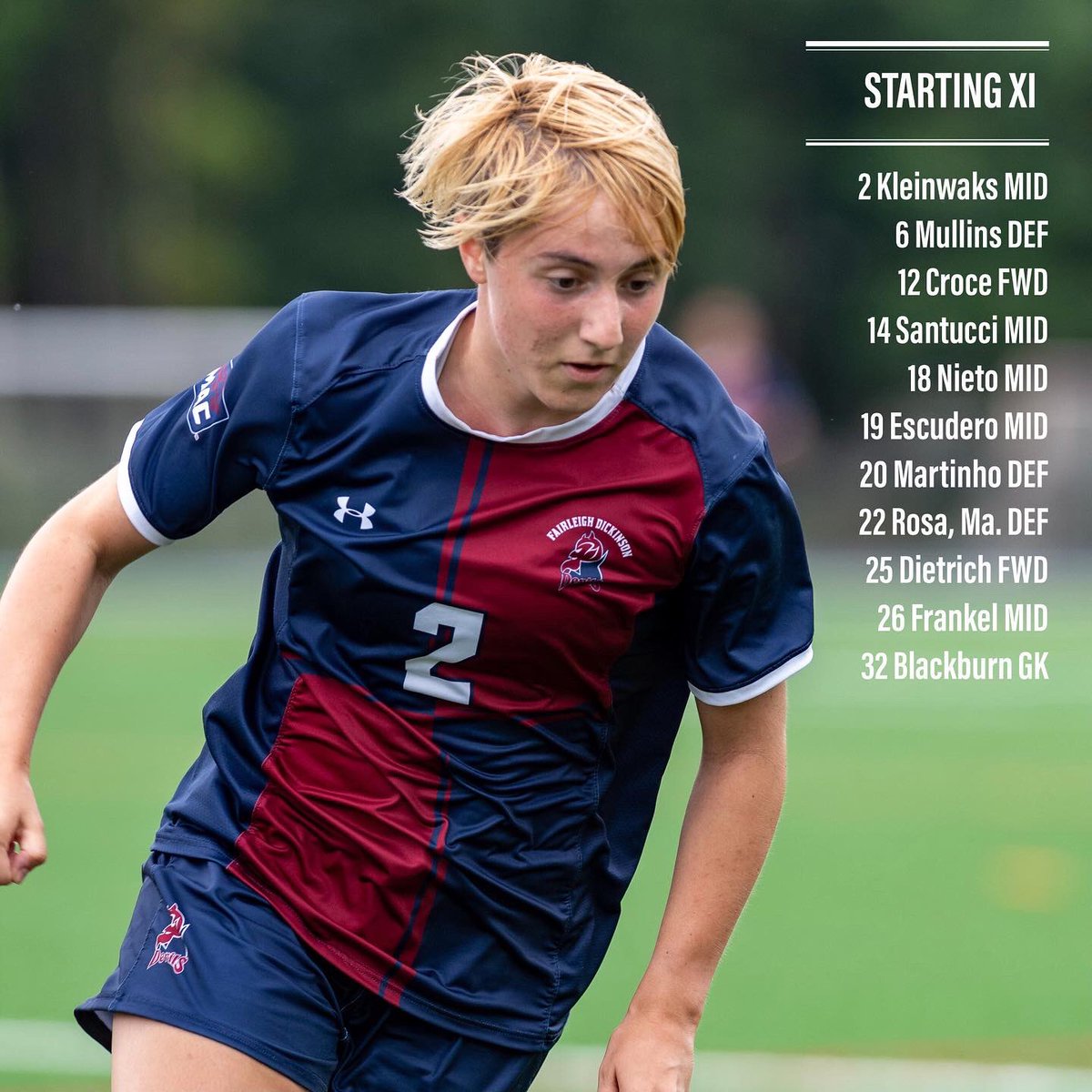 Today’s starting XI against Kings #hornsup #MAC