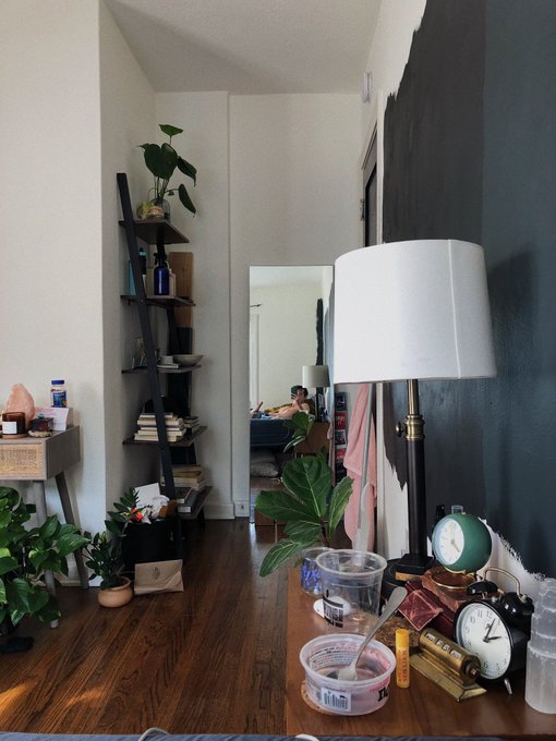 Got back to LA last night to a room that still needs to be painted and cleaned&hellip; who wants to help? https://t