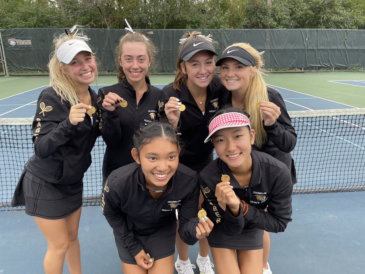 STATE QUALIFIERS! For the first time in school history, the Saber girls tennis team earned a trip to the WIAA state individual AND state team tournament! With a dominant team performance today, the team won the sectional tournament!