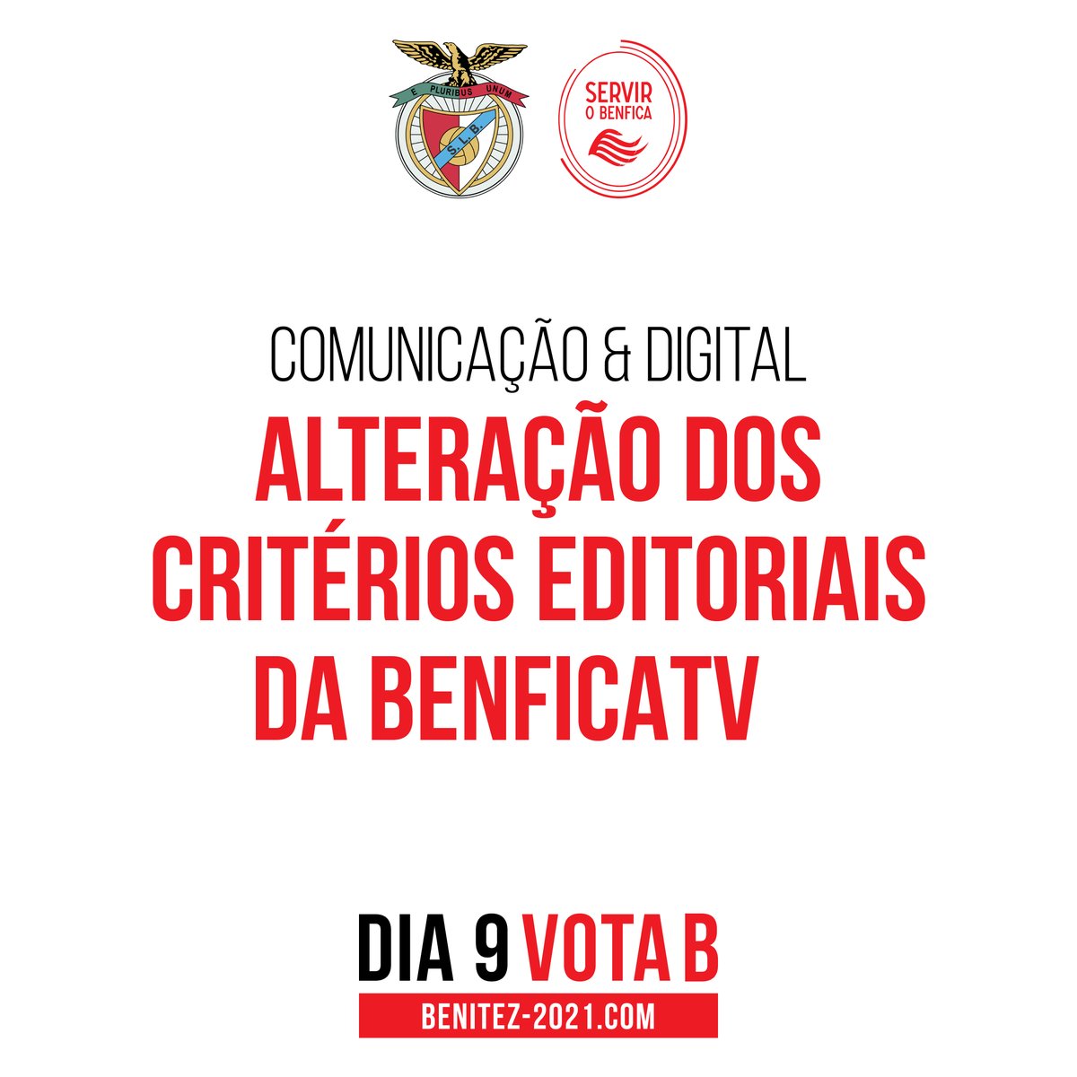 ServirOBenfica's tweet photo. #ServirOBenfica #ProgramaEleitoral #EleiçõesBenfica2021 https://t.co/5g3SgU445U