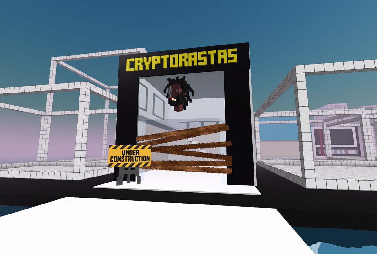 cryptorastas's tweet photo. We are happy to announce our own land on the metaverse! It's under construction but u already can visit us at https://t.co/A2XmXnqEi5 https://t.co/CDacd2R9c6
