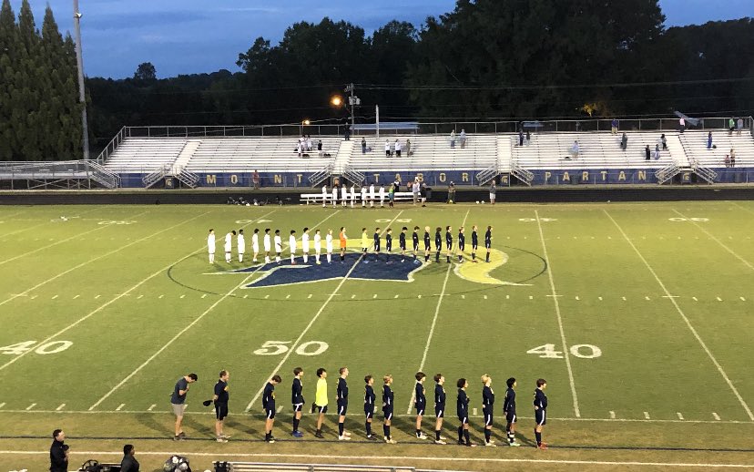 Tabor_City's tweet photo. @TaborCitySoccer in action tonight at Bob Sapp Field vs West Forsyth!  #spartanstrong @TaborPTSA @taborstuco @mttabor_sports @MTSportsMktg @mttaboralumni @hokiefrank https://t.co/TevhJ3YG9r