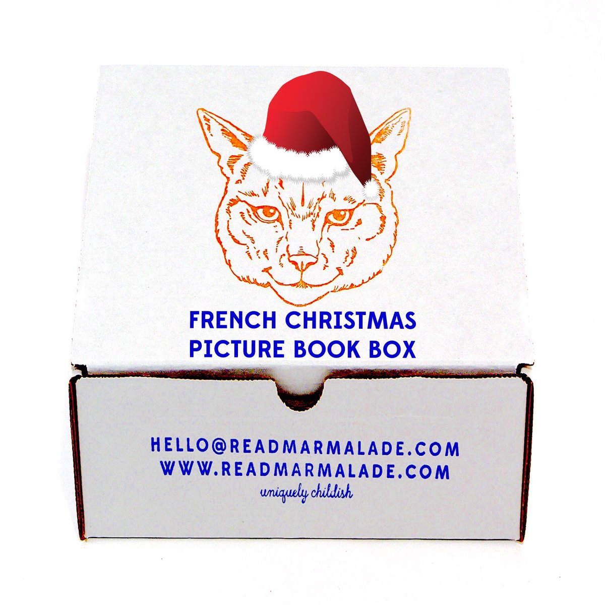 readmarmalade's tweet photo. Big News from Marmalade! This Christmas, we are very excited to be offering our very first book box in French https://t.co/MXm2x9tadk. The box will include 2 French Christmas picture books and a 5” book related plush toy. Geared for kids aged 4-7. 
#frenchbooksforkids 🐈❤️🎄 https://t.co/x4NuDP2g6b