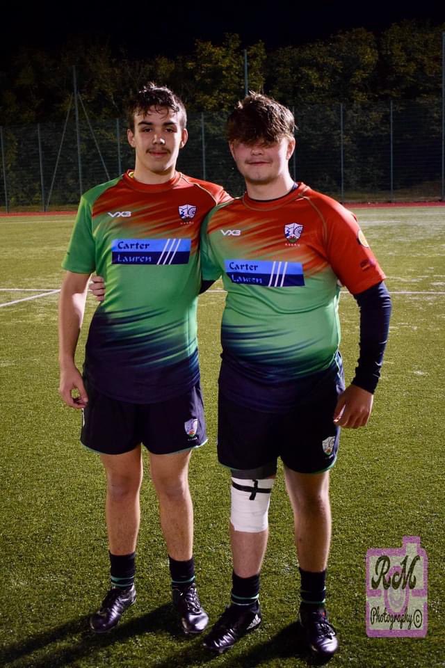 srcjt's tweet photo. Very proud of these 2 representing @LSP_Wales in tonight match against @NPTschools15 very well done @JoshuaMayne_  you smashed it son!!! ❤️💚🖤🏉💪 @MrLewisLSP @MrRichardsLSP @rhymney_valley https://t.co/SPvT2irg7b