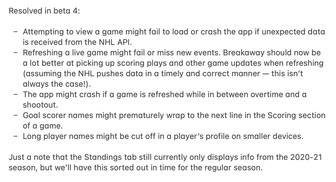 Beta 4 is now available through TestFlight! Should fix a bunch of small game-related bugs and crashes.