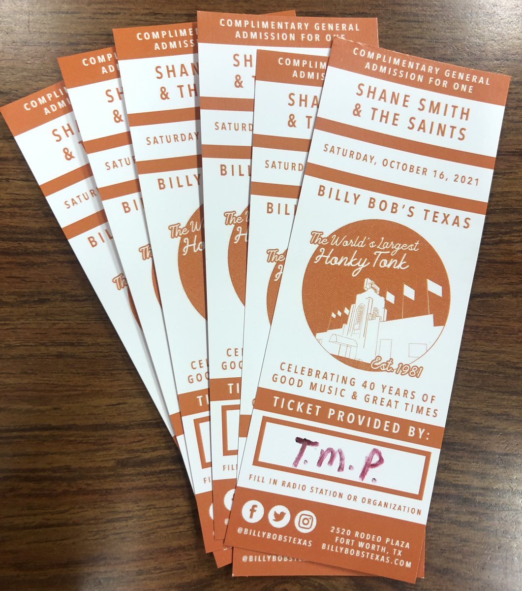 TxMusicPickers's tweet photo. The amazing harmonies of @ShaneSmithMusic hit the world’s largest Honky-Tonk @BillyBobsTexas next Sat. Oct.16th..you want to go? RT this with your favorite song or lyric from the band and you could win tickets to the BIG show in Cowtown! https://t.co/20Sz1SW9wm