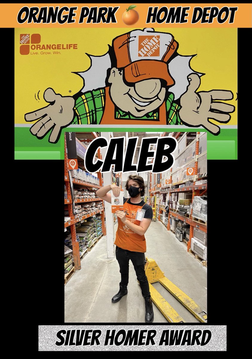 M5Lorie's tweet photo. Congratulations Caleb🤩Order Fulfillment Associate on your Silver Homer Milestone Award! Keep up the GOOD WORK🌟Thank You for all of your hard work with💥Deliveries💥Will Call💥BOPIS💥Curbside💥#OPHD #CustomerService #hdstrong #livetheorangelife #waytogo https://t.co/KN45GXQpG7