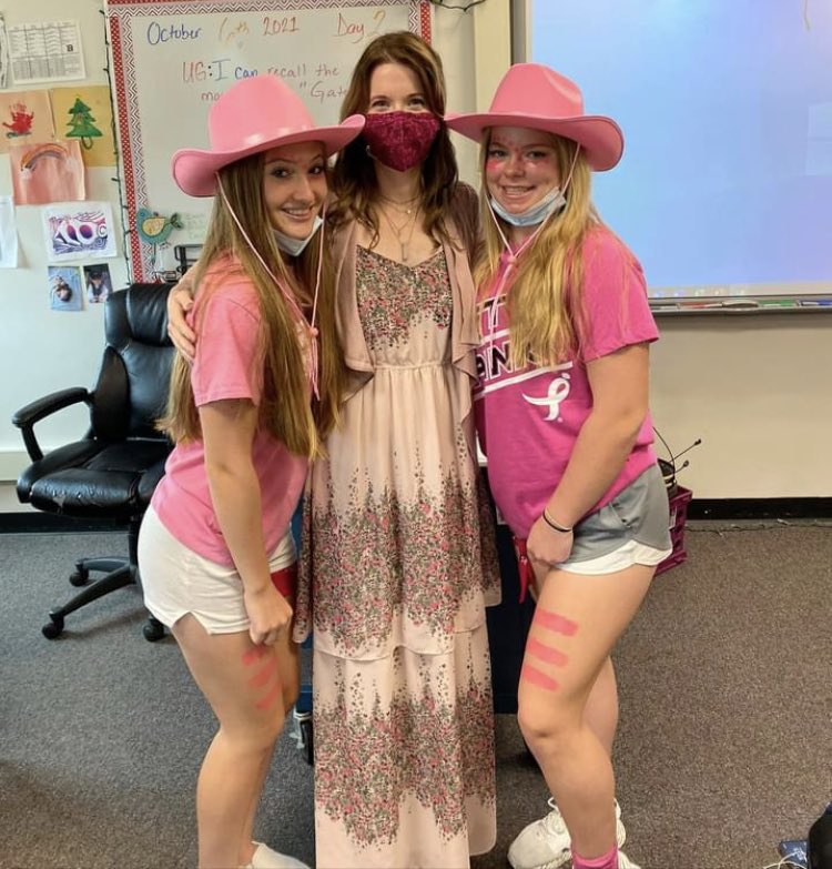 Wear Pink Day! What a bunch of BHS cuties! 💕#BPatriotProud