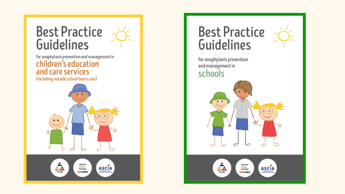 AllergyCouncil's tweet photo. It is with great pleasure that today we launch the Best practice guidelines for #anaphylaxis prevention and management in #schools and children’s #education and care (CEC) services. (1/3) https://t.co/kGU8KmJjLQ