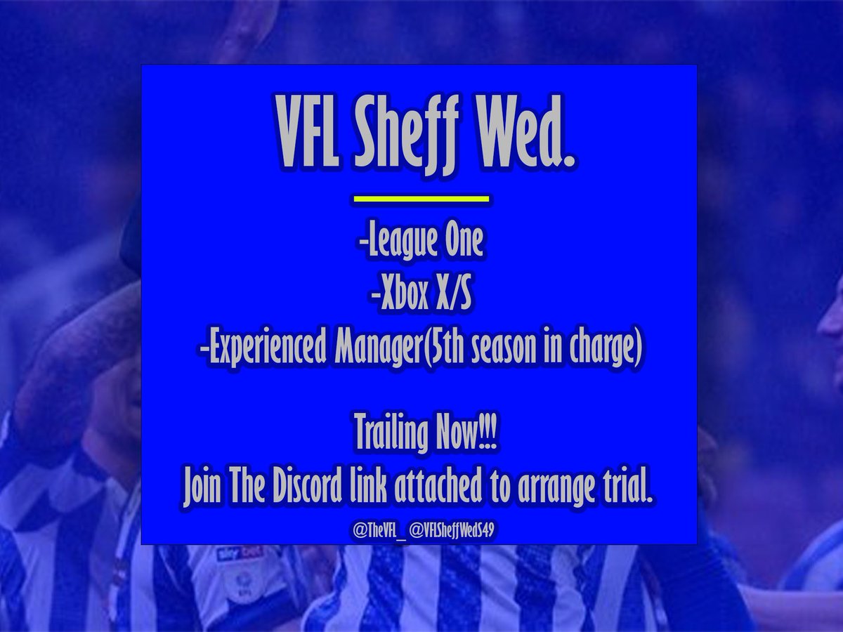Become an Owl 🦉 🔵⚪️

discord.gg/DdM3YavF

Join the Discord link and fill out Trial Application if interested.

<a href="/TheVFL_/">VFL</a> <a href="/TheVFLPlayerHub/">The VFL Player Hub</a> @ProClubsHub_