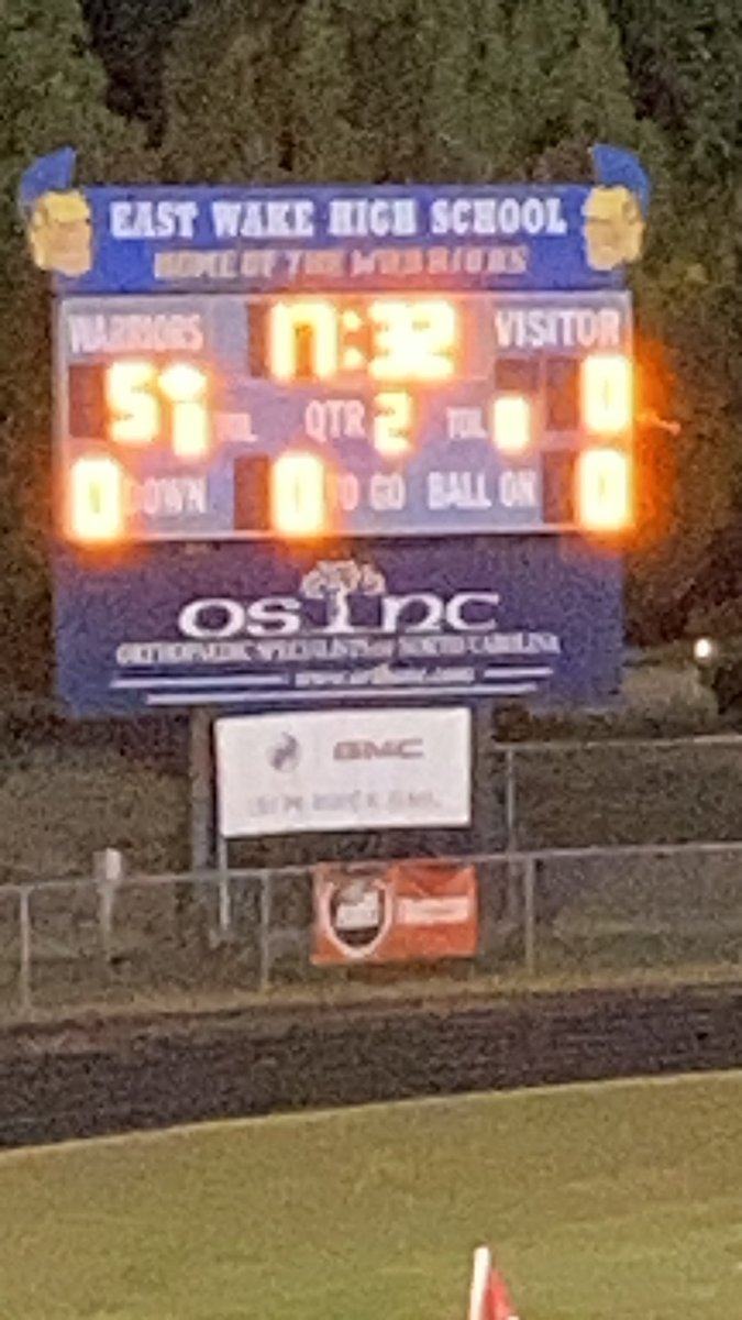 Boys Soccer up 5-0 with 20 minutes to go.