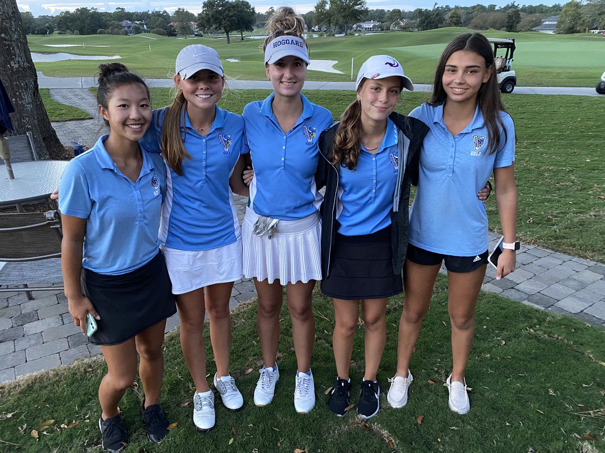 ladyvikinggolf's tweet photo. Vikes wrap up the regular season with today’s MEC win at the Dye Course at Landfall! Hildreth, Caudill, and Travis placed in the top 5 to secure the win. Hildreth earned her 8th top finish of the season! Way to go Vikes! #conferencetourneyupnext
#tuffday💨 https://t.co/o4TR5zETGb