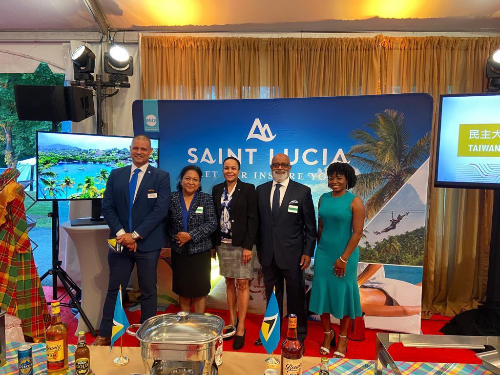 Saint Lucia featured tonight at Taiwan’s National Day Celebrations <a href="/TECRO_USA/">Taiwan in the US</a>. Partnership! Thanks Chef, Richard and my colleagues. Another great collaboration between <a href="/Travel_StLucia/">Travel Saint Lucia</a> and <a href="/SaintLuciaExt/">Saint Lucia External Affairs</a>