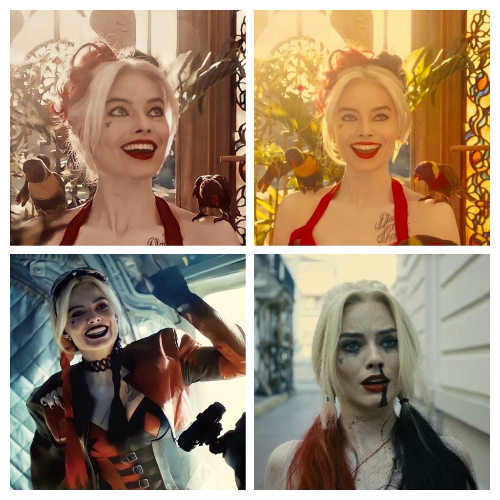 Aún no podido  ver el escuadrón suicida 2 🎬, pero tengo el consuelo de estás fotos de  #HarleyQuinn
