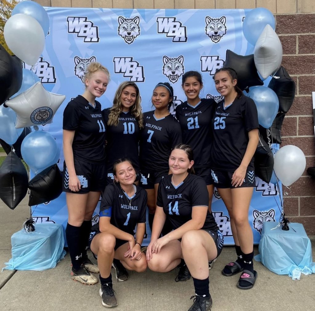 Wilkes-Barre Area seniors! Congratulations ladies! 🐺