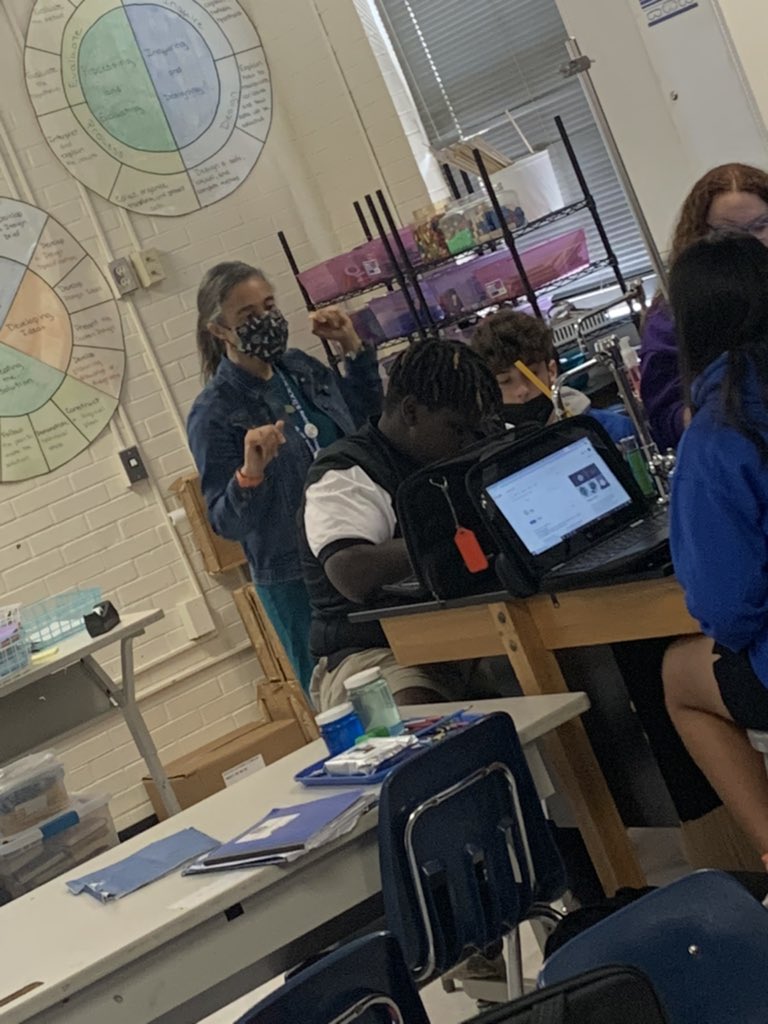 ProfLearningRH's tweet photo. Great day @SMFalcons! @HollyAStuart demonstrated a powerful blend with the workshop model and the Grid Method in the science classroom! https://t.co/QziWXhBPCv