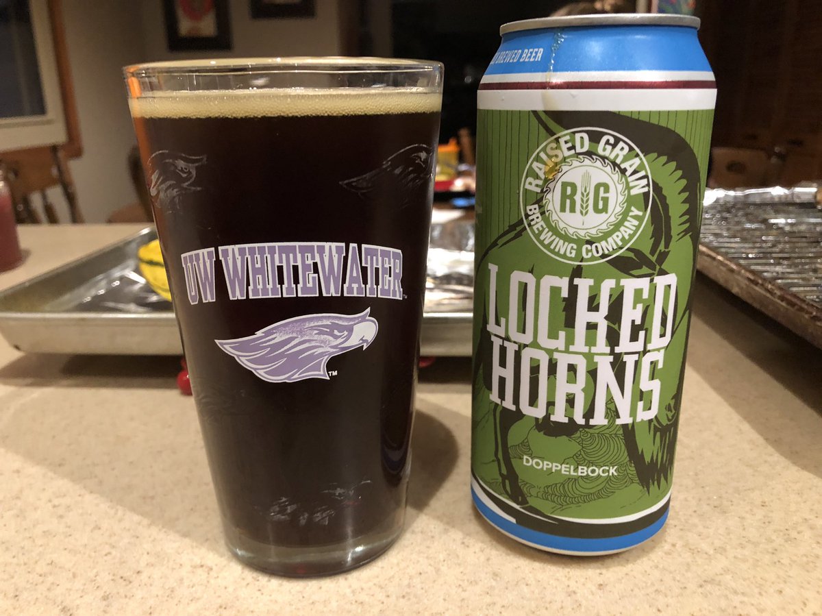 I haven’t had a really good doppelbock in a while, so I figured there’s no better time than right now. This is the last <a href="/raisedgrain/">Raised Grain Brewing</a> Locked Horns I have in the beer fridge, and it (more than) fits the bill on this #WiBeerWednesday. Happy Wednesday, y’all!