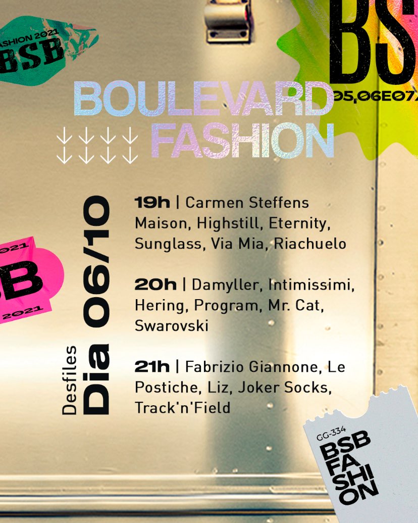 boulevardbelem's tweet photo. Programação do segundo dia de desfiles do Boulevard Fashion pra quem quiser conferir https://t.co/kVP6pzEyjT