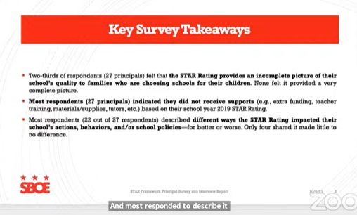 DCSBOE's tweet image. @DCSBOE Assessment &amp;amp; Accountability Committee present takeaways from Principal feedback on the #STARFramework and Ratings