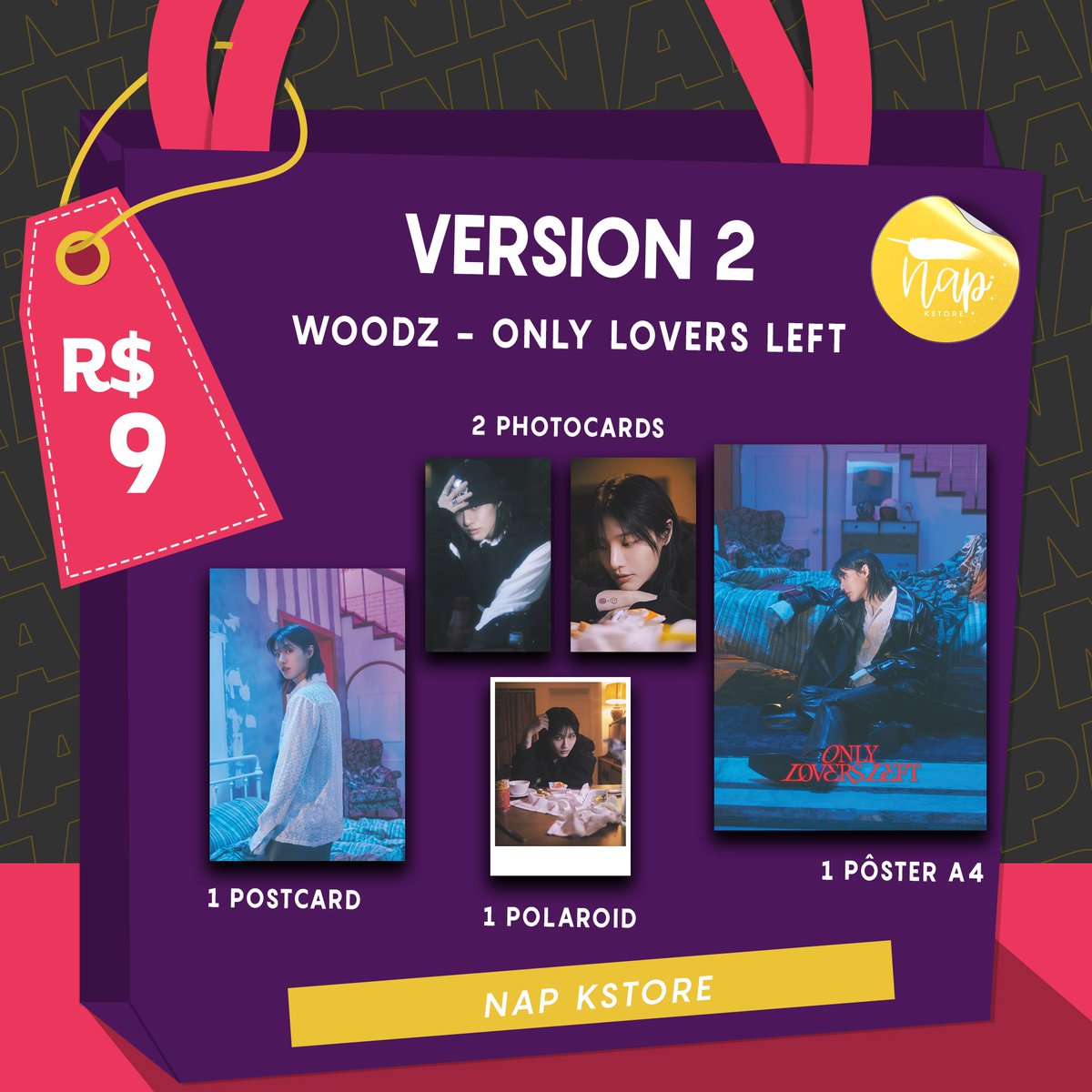 NapKStore's tweet image. [FANKIT WOODZ]

🛍️ VERSÕES: R$9,00
🎁 COMBO: R$18,00
💰 PAGAMENTO: boleto, deposito/transferência, cartão e pix
🚚 FRETE FIXO: R$10,00

📅 PRODUÇÃO E ENVIO: 20 dias úteis

📩 FAÇA O SEU PEDIDO NA DM