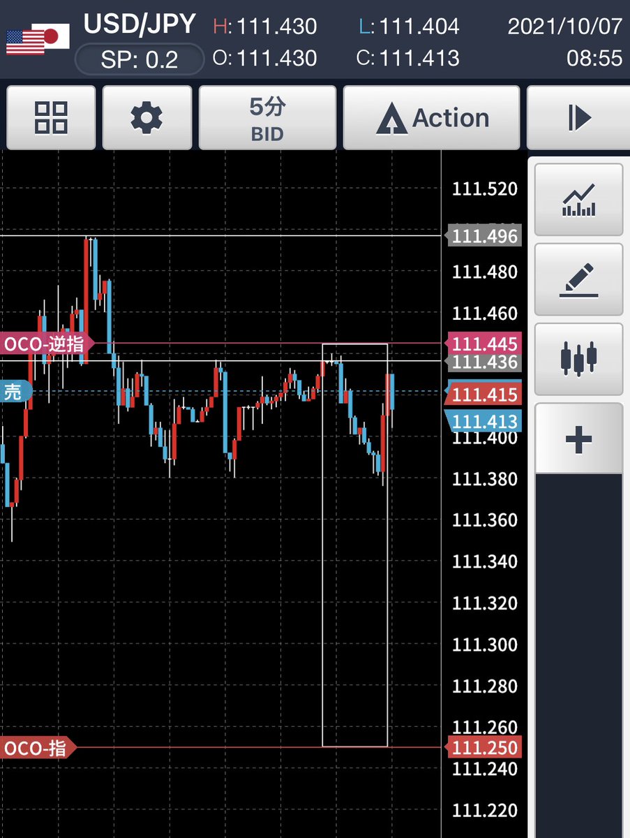 lo_stman's tweet photo. ドル円S！

3連敗を止めたい！

エントリ1.422
損切り1.445
利確1.250

#fx https://t.co/NTodmm2Tof
