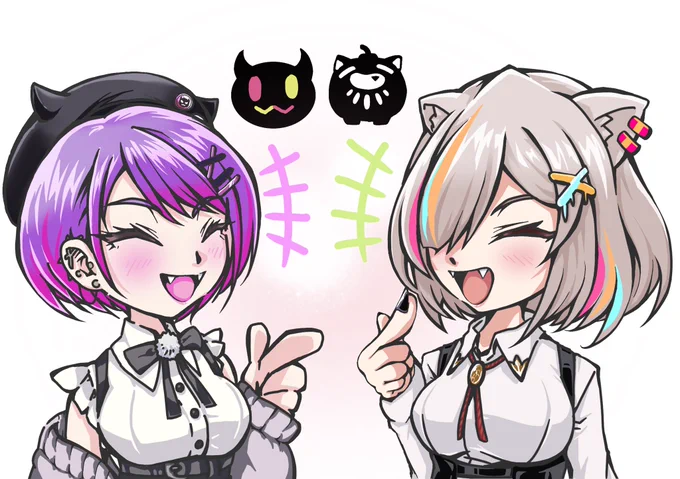 ししろんとトワ様のやりとり好きなんだわ#ししらーと#TOWART#ししトワ 