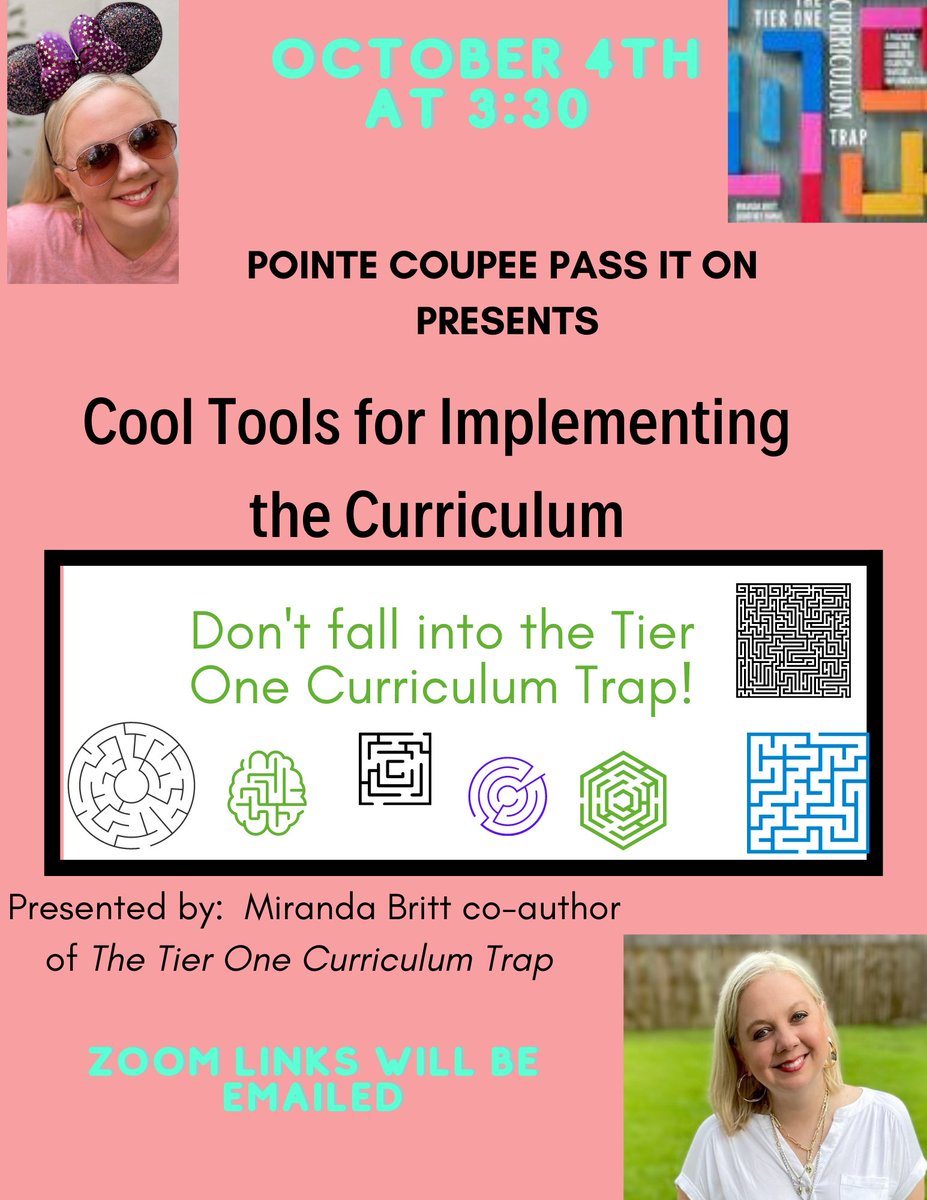 We had a great professional learning opportunity for the new teachers in our district earlier this week!  Thank you to <a href="/APELMiranda/">Miranda Britt</a> for presenting at our Pass It On New Teacher Academy meeting!  #LaPublicFellowship #PassItOn