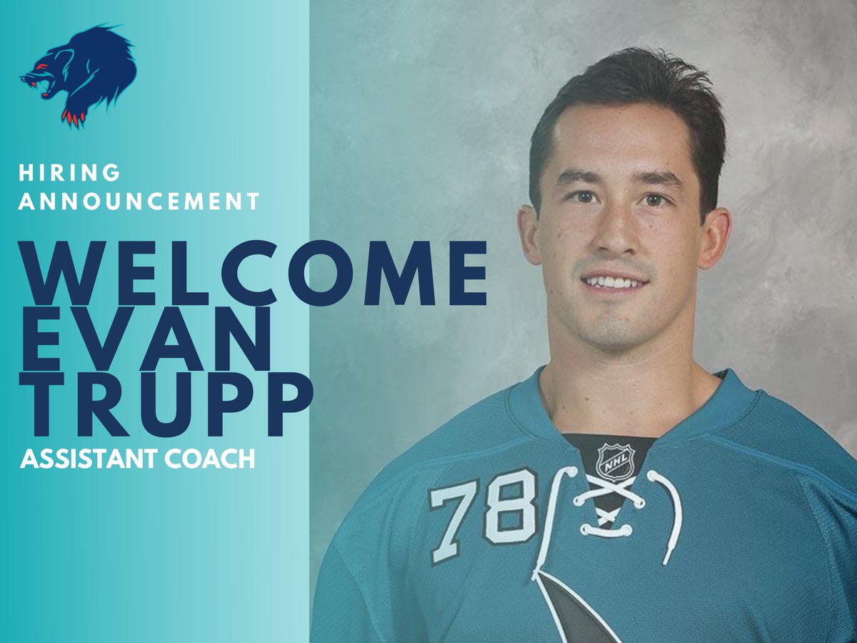 The Wolverines are excited to announce the hiring of Anchorage native Evan Trupp as Assistant Coach! 🥅🏒🚨 
#alaskagrown #locallegend #jrhockey #nahlhockey #anchoragewolverines