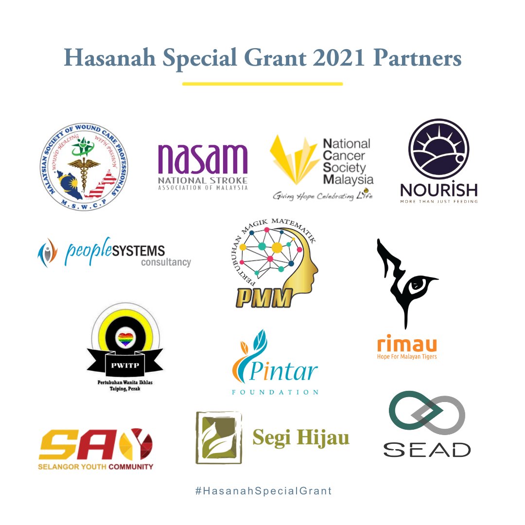 YayasanHasanah's tweet photo. We are excited to announce that Hasanah Special Grant 2.0 (HSG 2.0) will be funding 33 impact-driven projects across Malaysia!
Join us in congratulating our #HSG2 partners and drop them a note of support in the comments below! #YayasanHasanah https://t.co/gPKT6upNpl
